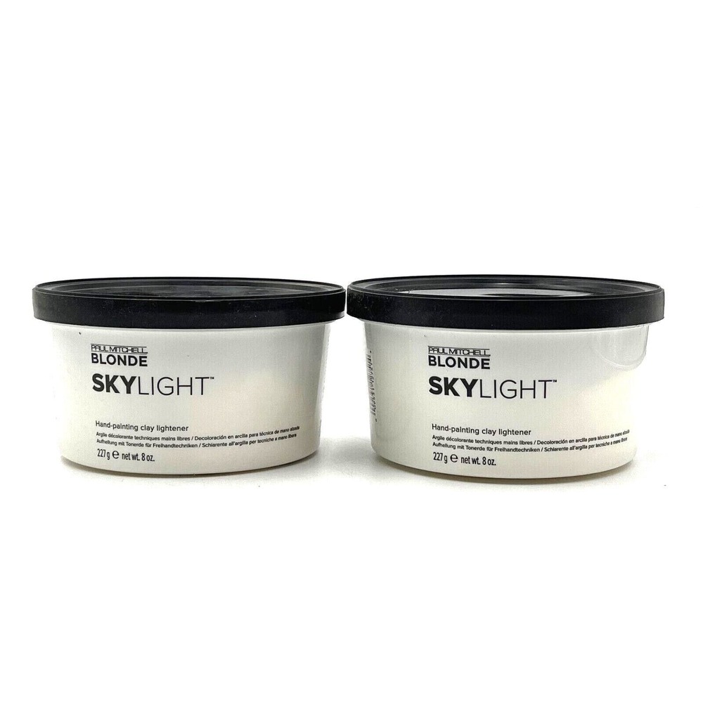 Paul Mitchell Blonde SkyLight Hand-Painting Clay Lightener 8 oz-2 Pack